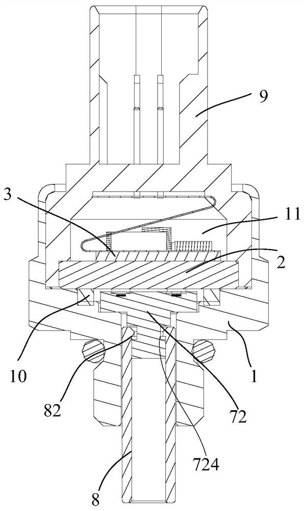 Temperature and pressure sensor