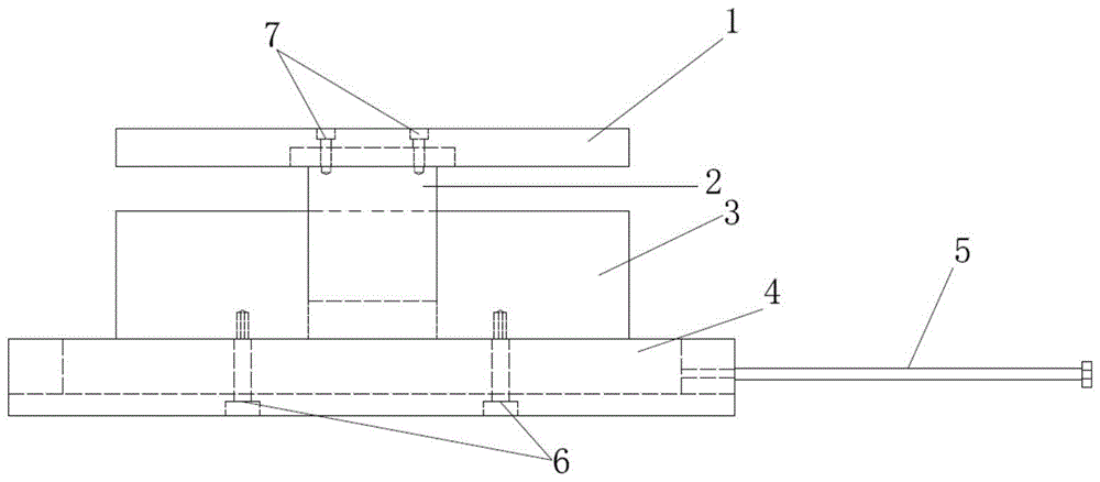 A mold for ultra-high pressure hydraulically pressing hazardous waste into high-density modules