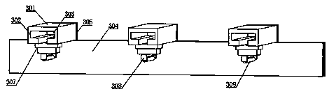 Automatic sheet metal part loading, processing and forming device