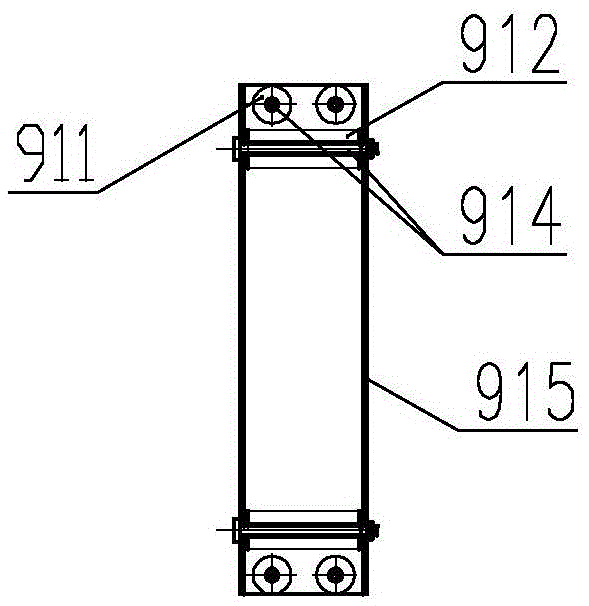 Crop seed rope direct seeding machine