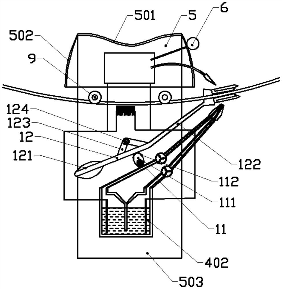 A 500kv transmission line high-altitude patrol robot anti-environmental interference method