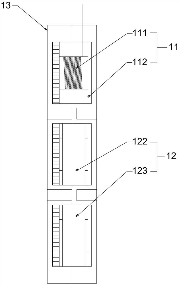 Variable force self-balancing system of lifting type sunshade product and lifting type sunshade product