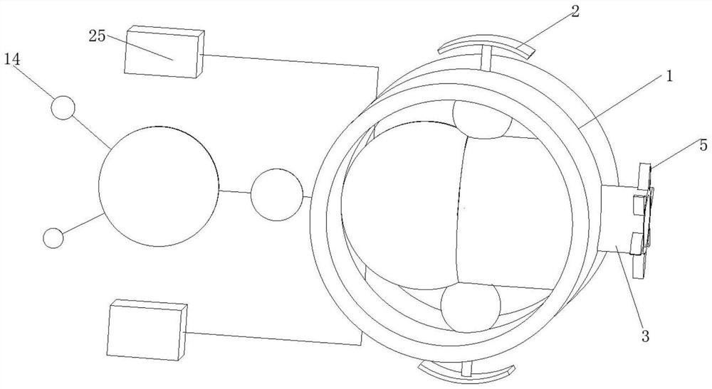 Waste treatment device for distributed coal mine