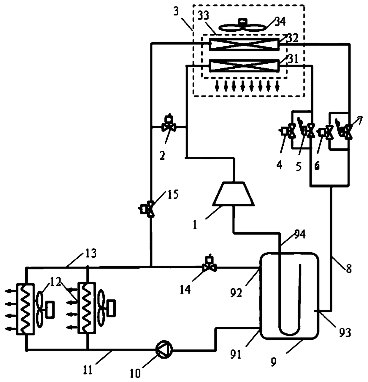 A Composite Air Conditioning System with Natural Cooling Function