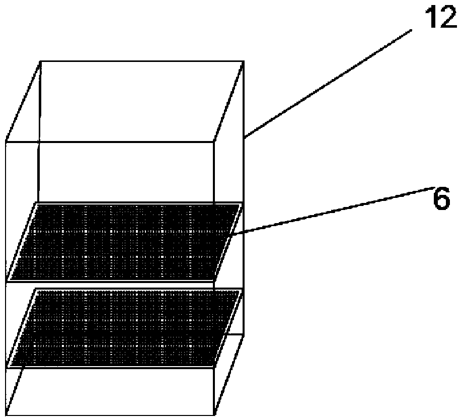 Device used for separating impurities in waste denitration catalyst and using method of device