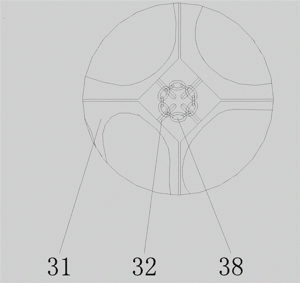 Building block structure for ecological hydraulic engineering slope protection