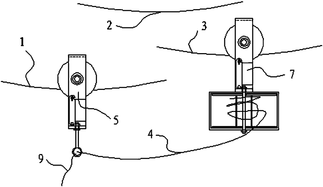 Fast network blocking device applied to high-voltage transmission line