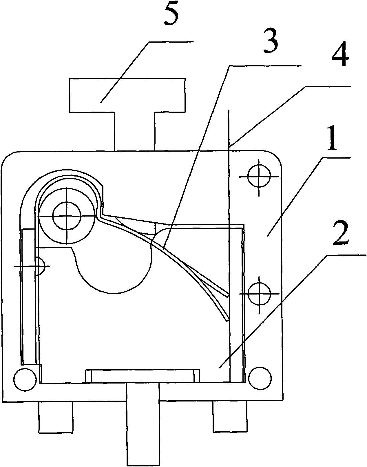 Wire connecting terminal special for photovoltaic wire connecting box circuit board