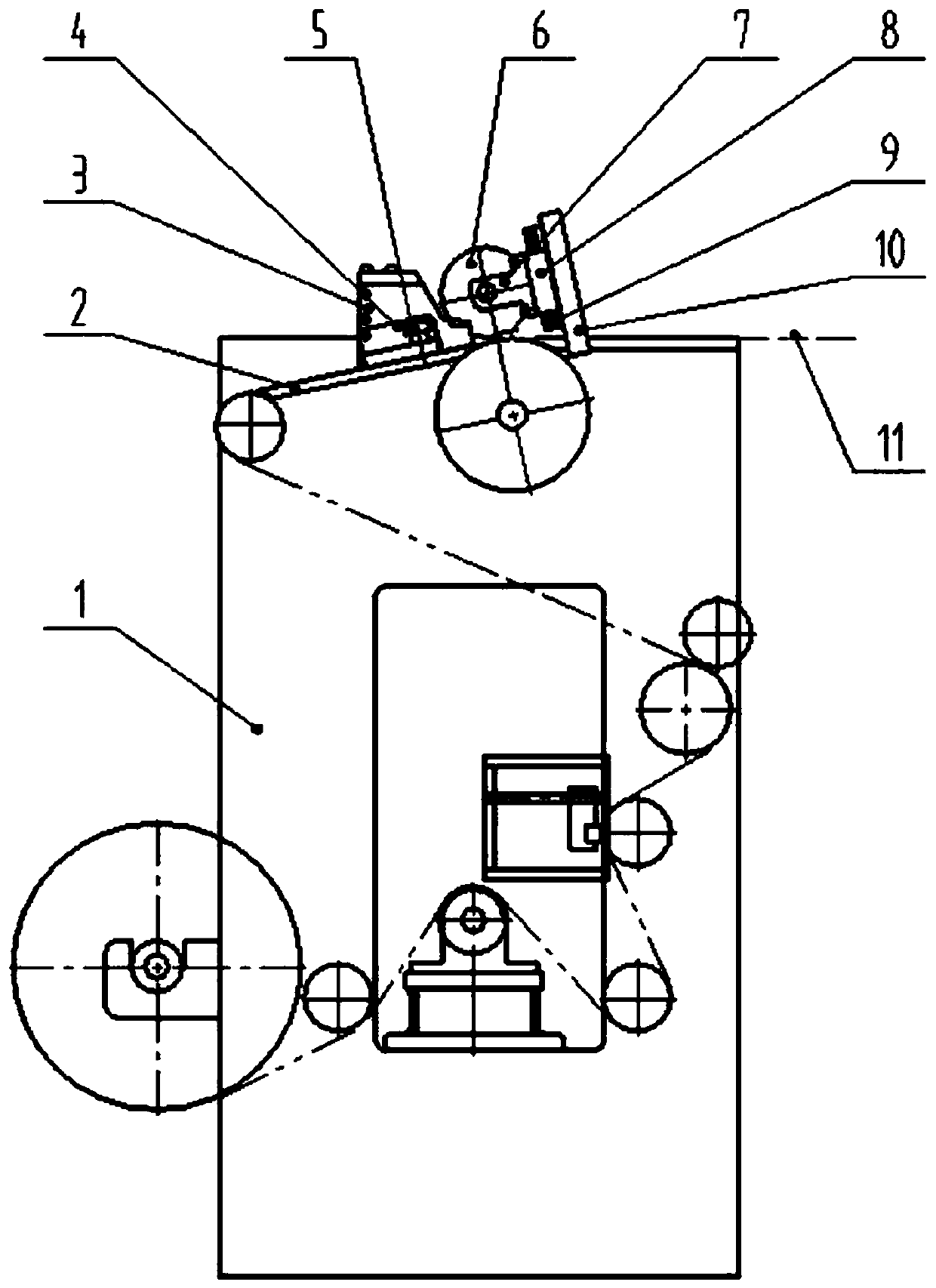 Tape casting mechanism for producing ionic membrane through membrane belt tape casting method