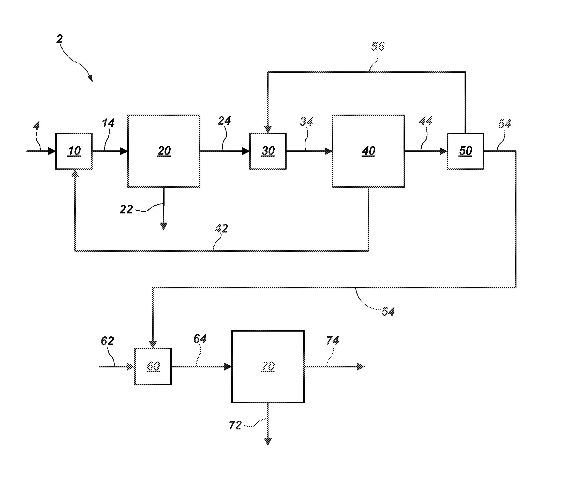 Methods of processing solutions of potassium sulfate and magnesium sulfate, methods of producing potassium sulfate, and related systems