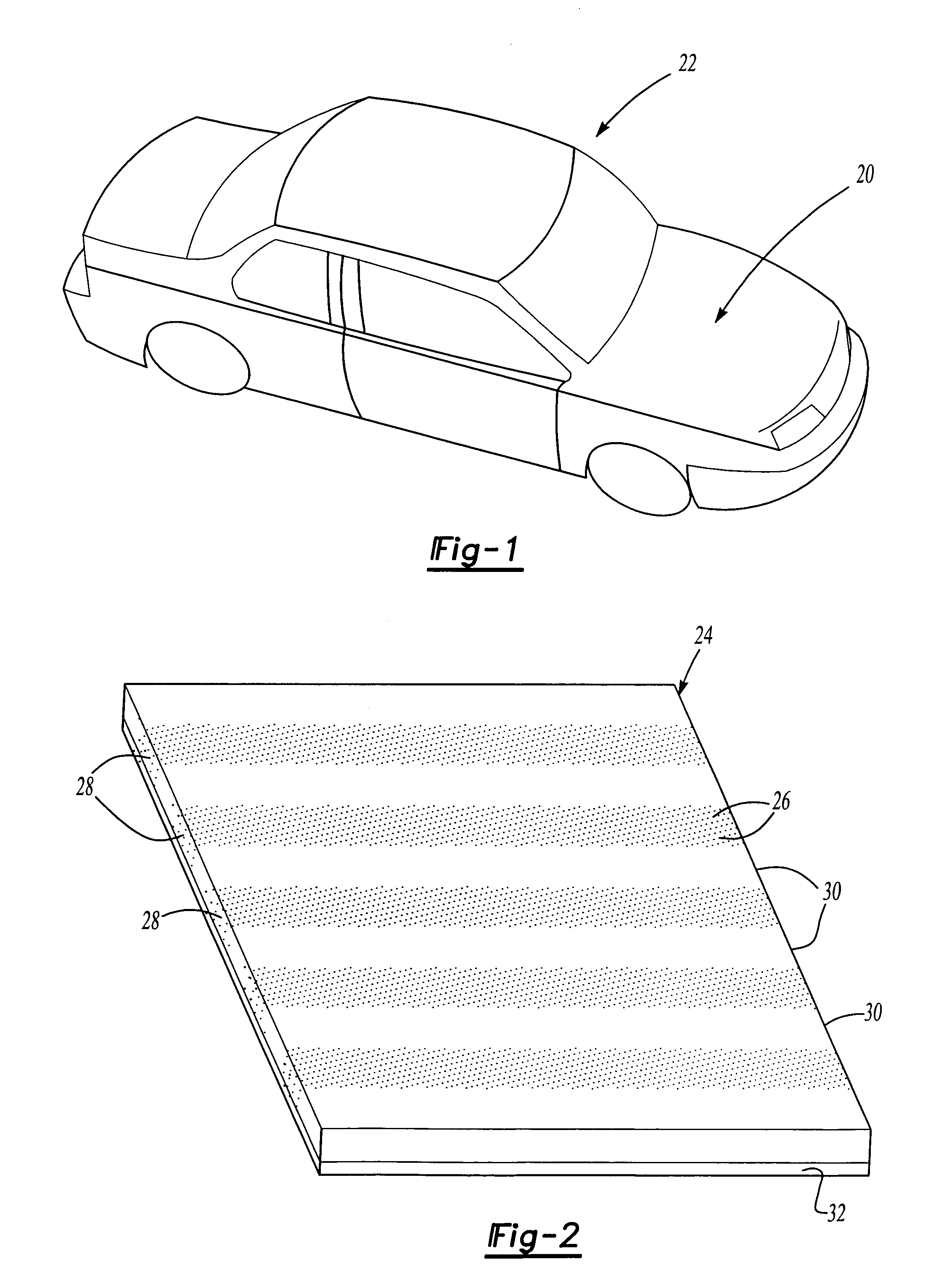 Crumple zone for body panels