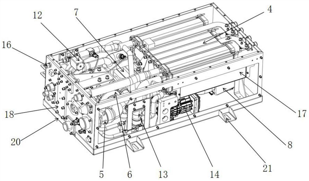 High-integration-level fuel cell module