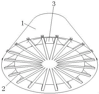 Wire collecting device for polyester wires