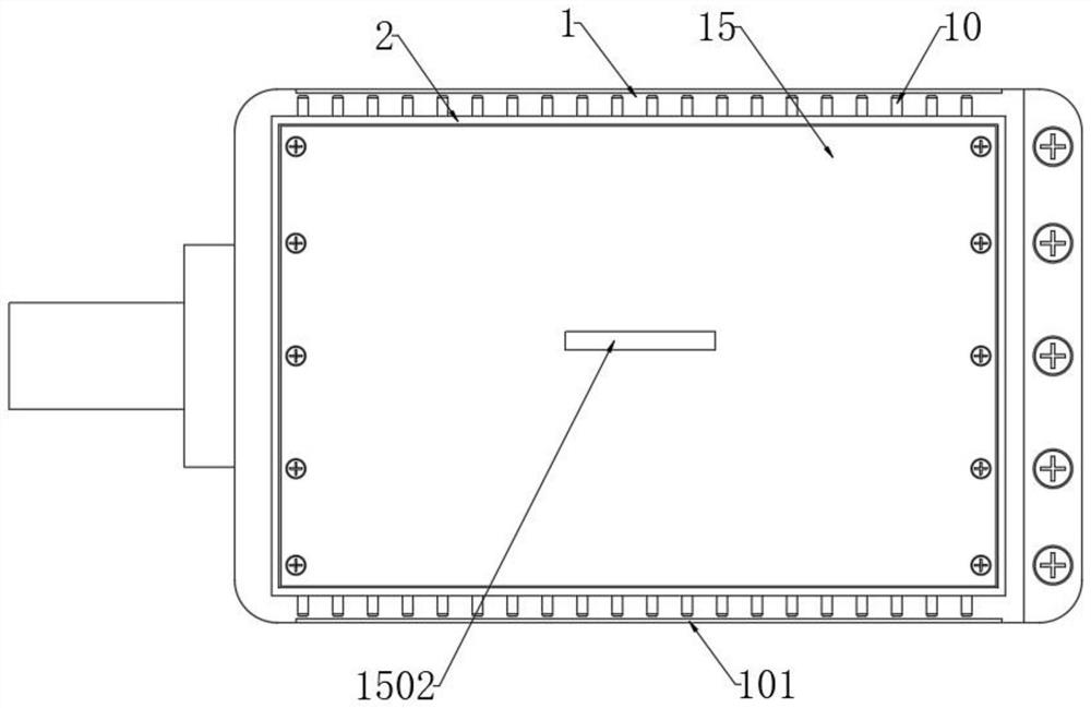 High-efficiency heat-dissipation variable-frequency speed-regulation three-phase asynchronous motor