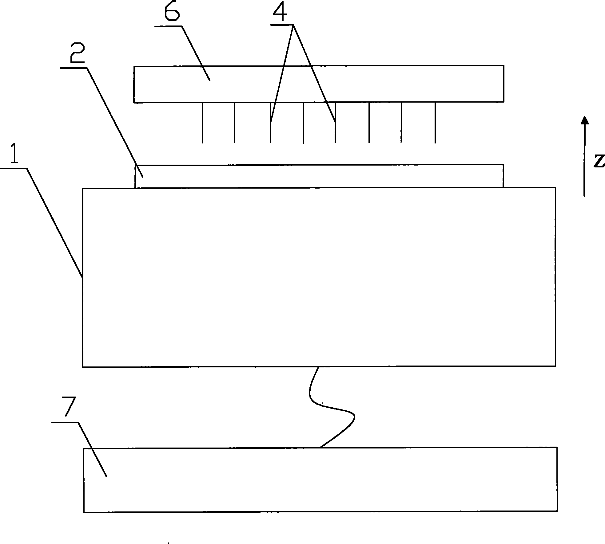 RFID high-frequency chip four-channel test device and method