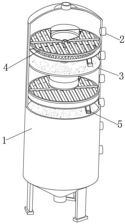 A gas phase aldehyde hydrogenation reactor