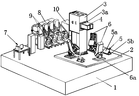 Multi-plane complex load loading test system and test method for spatial structure