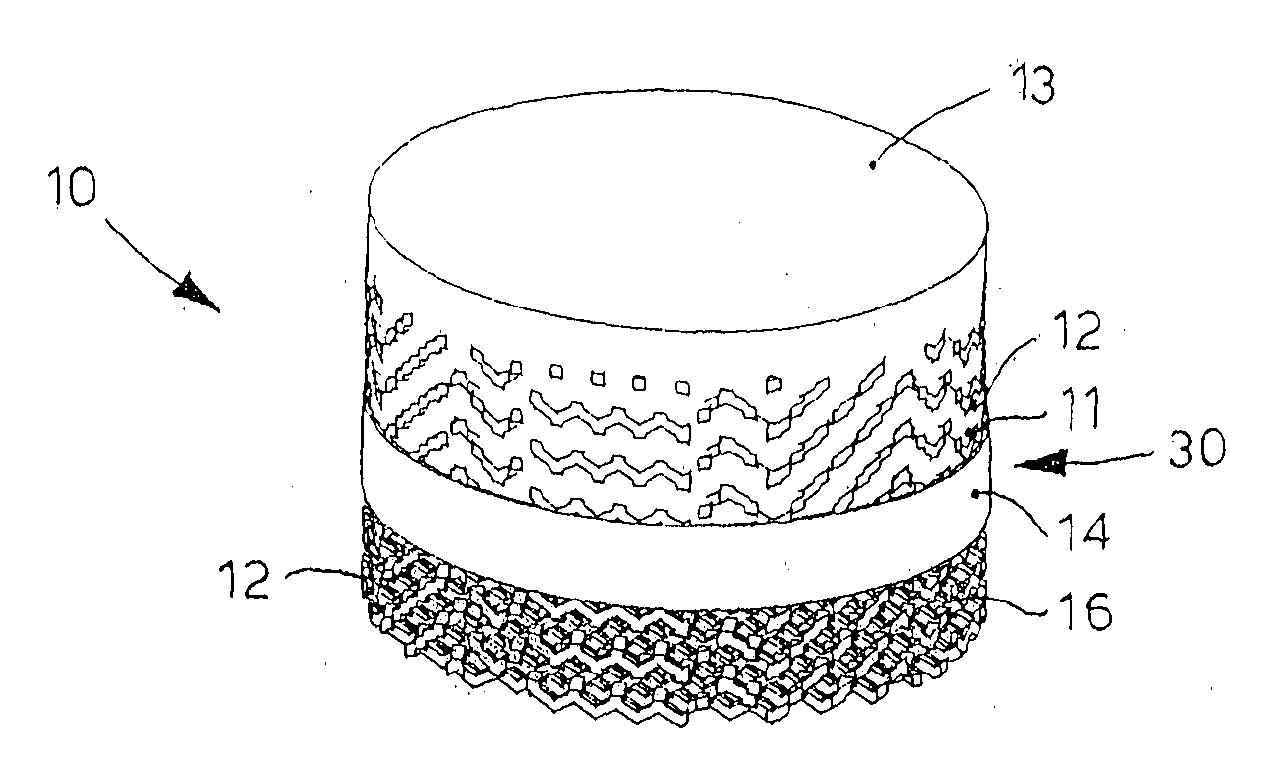 Integrated prosthetic element