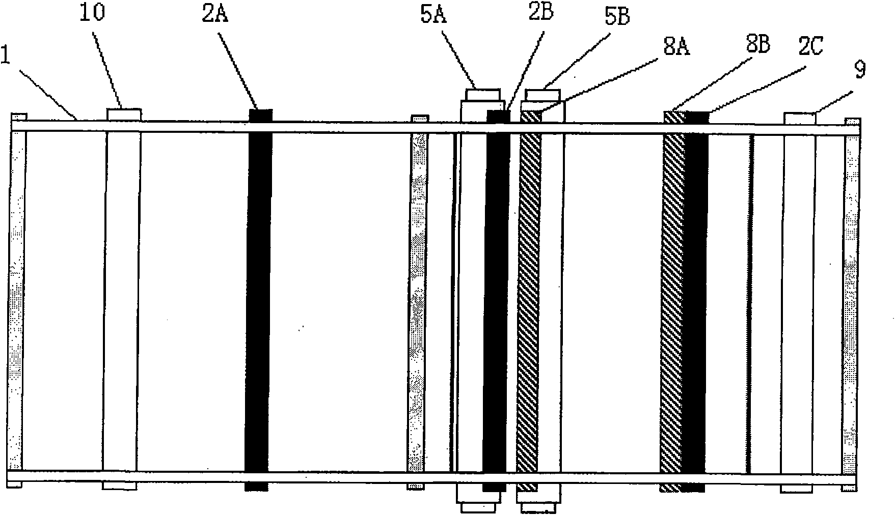 Reinforced microporous filter membrane and method and device for preparing the same