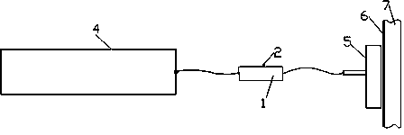 Ground wire-free non-conductive coating electric spark detection device and detection method thereof