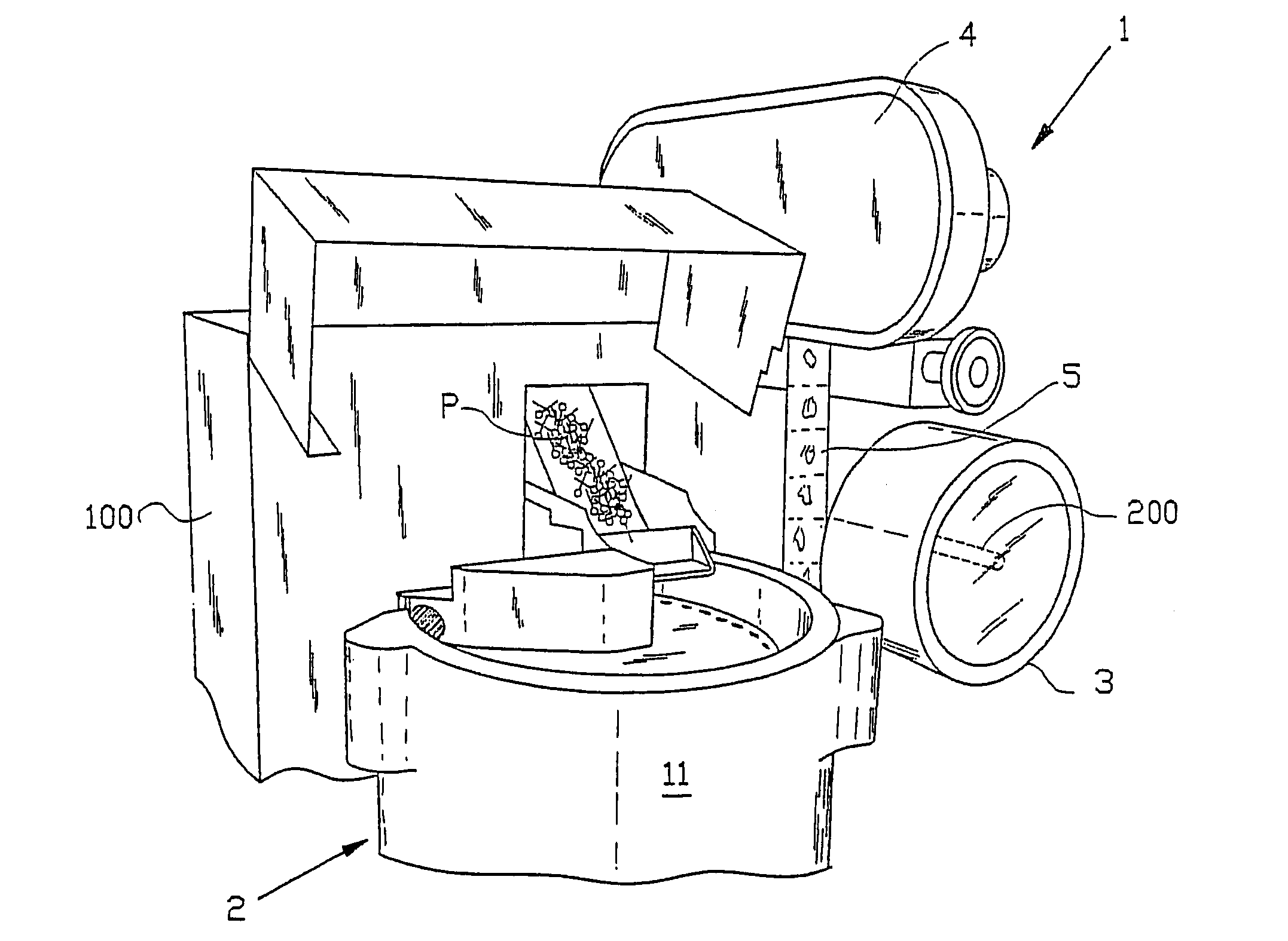 Machine for packaging products