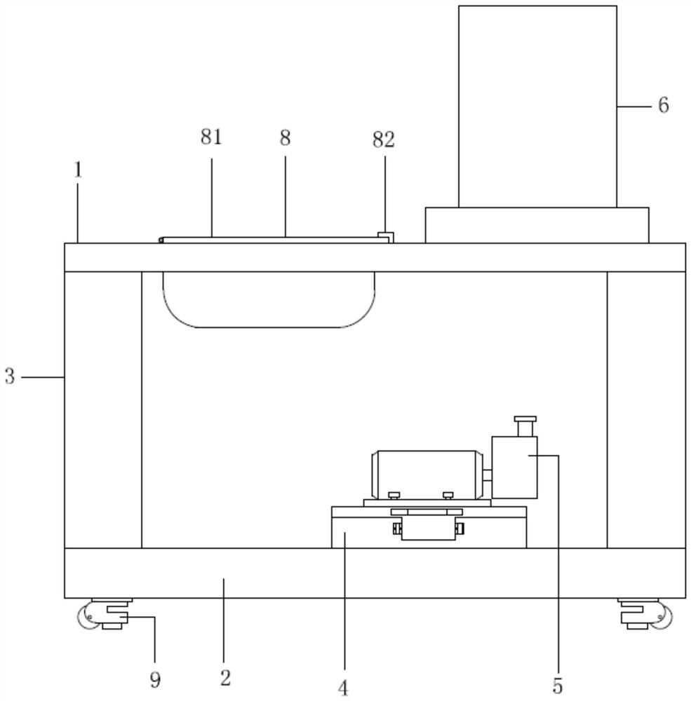 Filter pipe bottom positioning device of surface treatment line