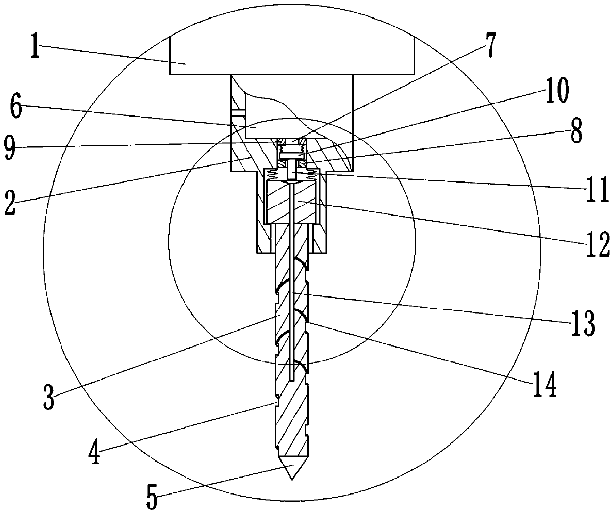 Punching process of wood tray special-shaped hole