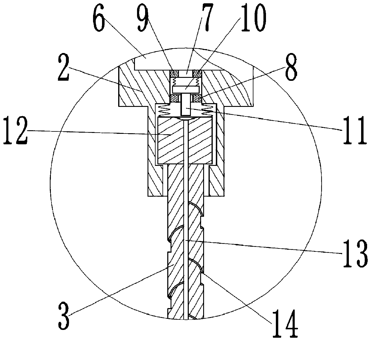 Punching process of wood tray special-shaped hole