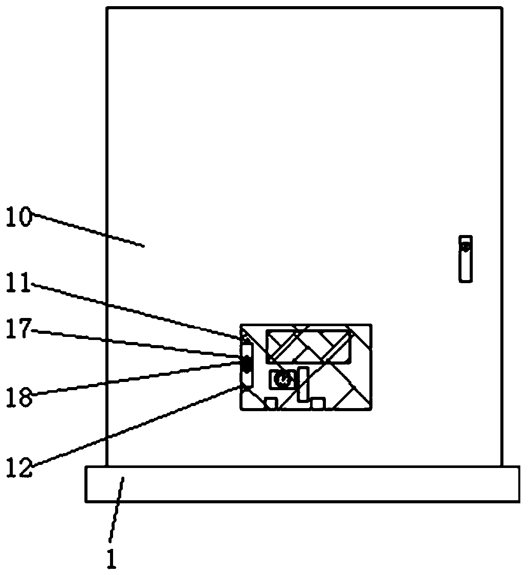 Detection-facilitating low-voltage power supply and distribution cabinet