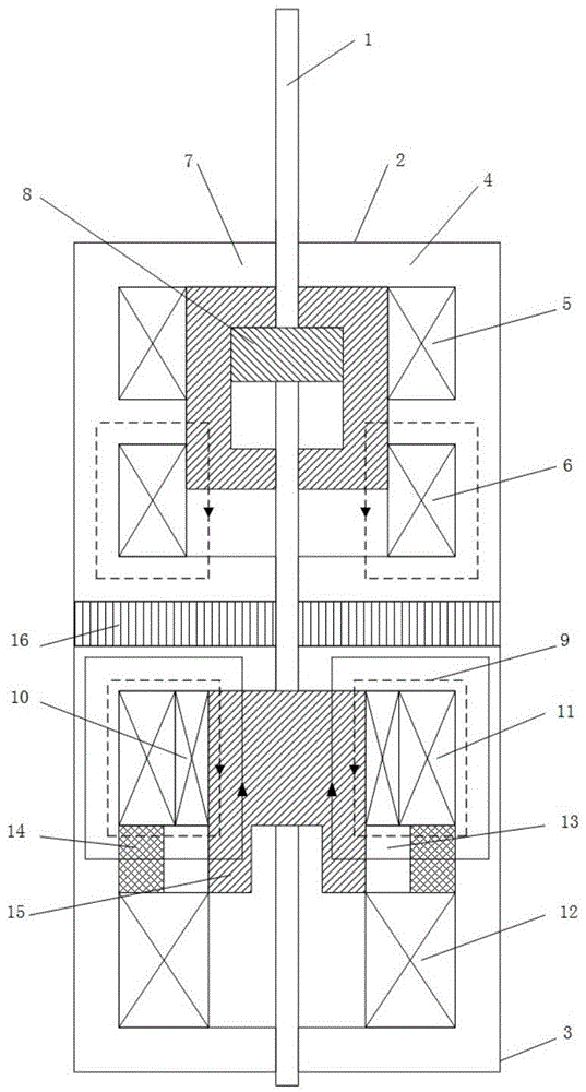 Two-stage acceleration permanent magnetic mechanism used for high-voltage large-open-distance vacuum circuit breaker