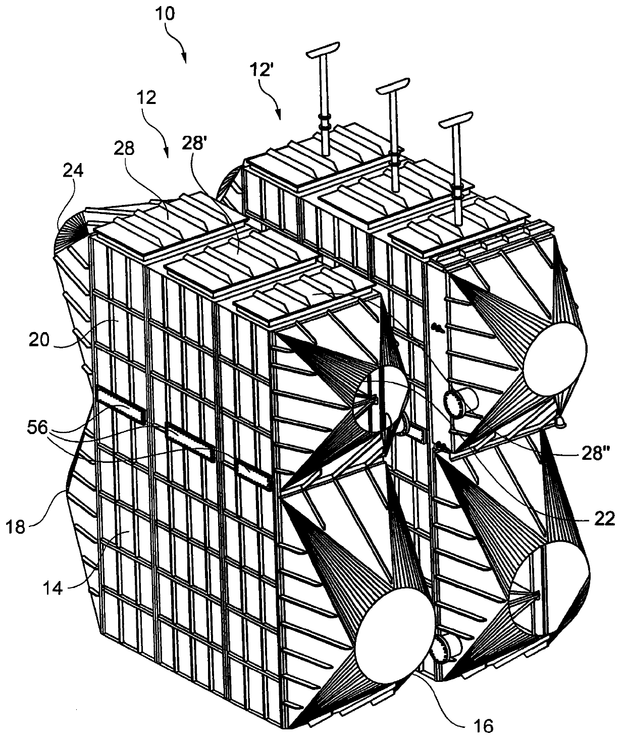 Modular heat pipe heat exchanger