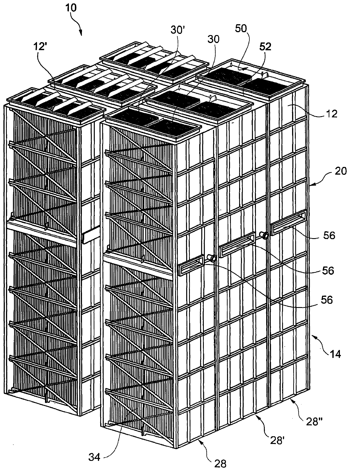 Modular heat pipe heat exchanger