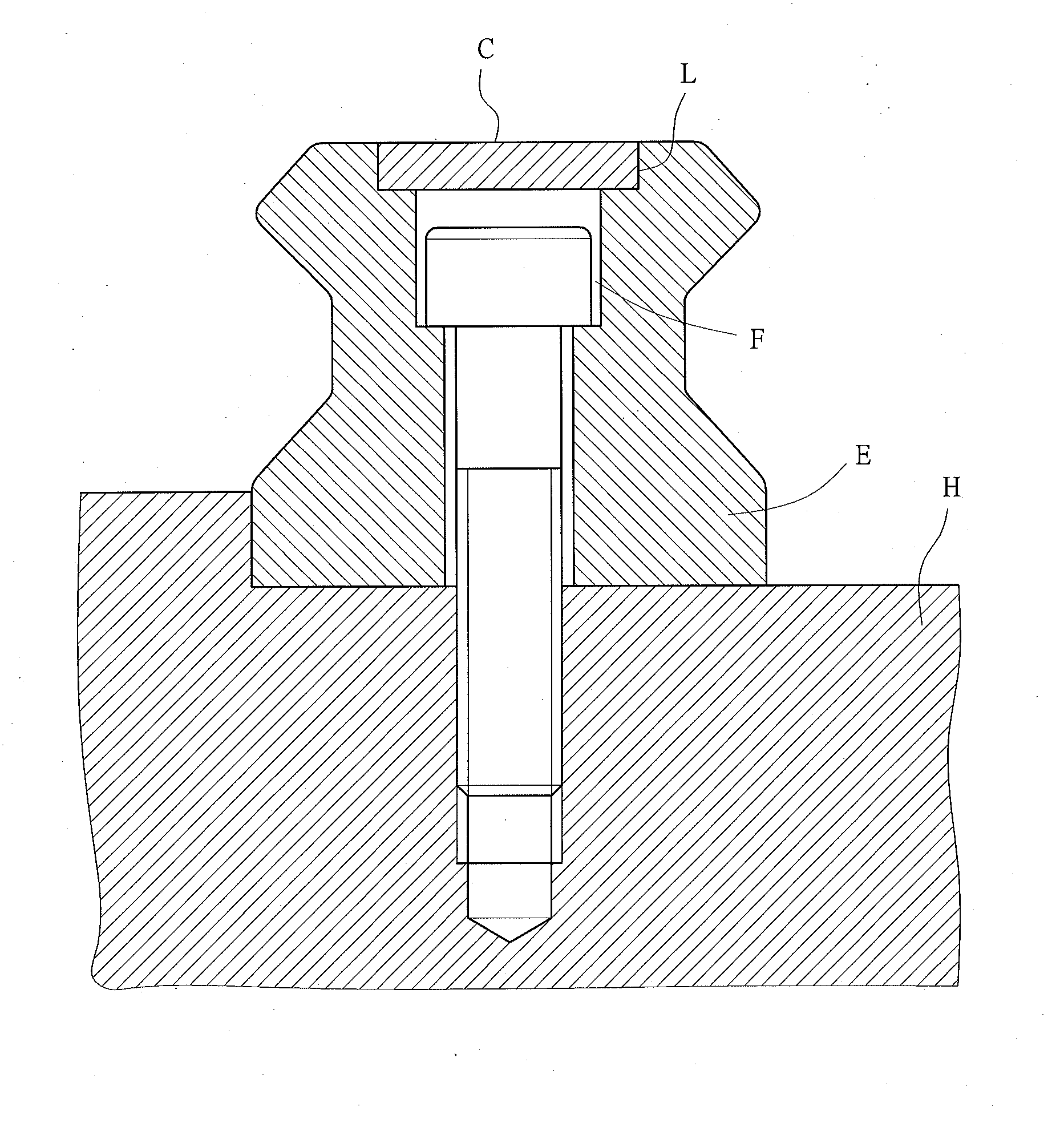 Bolt-hole cap for bolt hole in linear rail