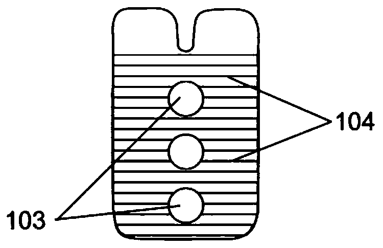 Sternoclavicular joint elastic inner fixing device