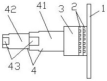 A kind of low temperature composite material threaded column composition