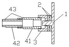 A kind of low temperature composite material threaded column composition