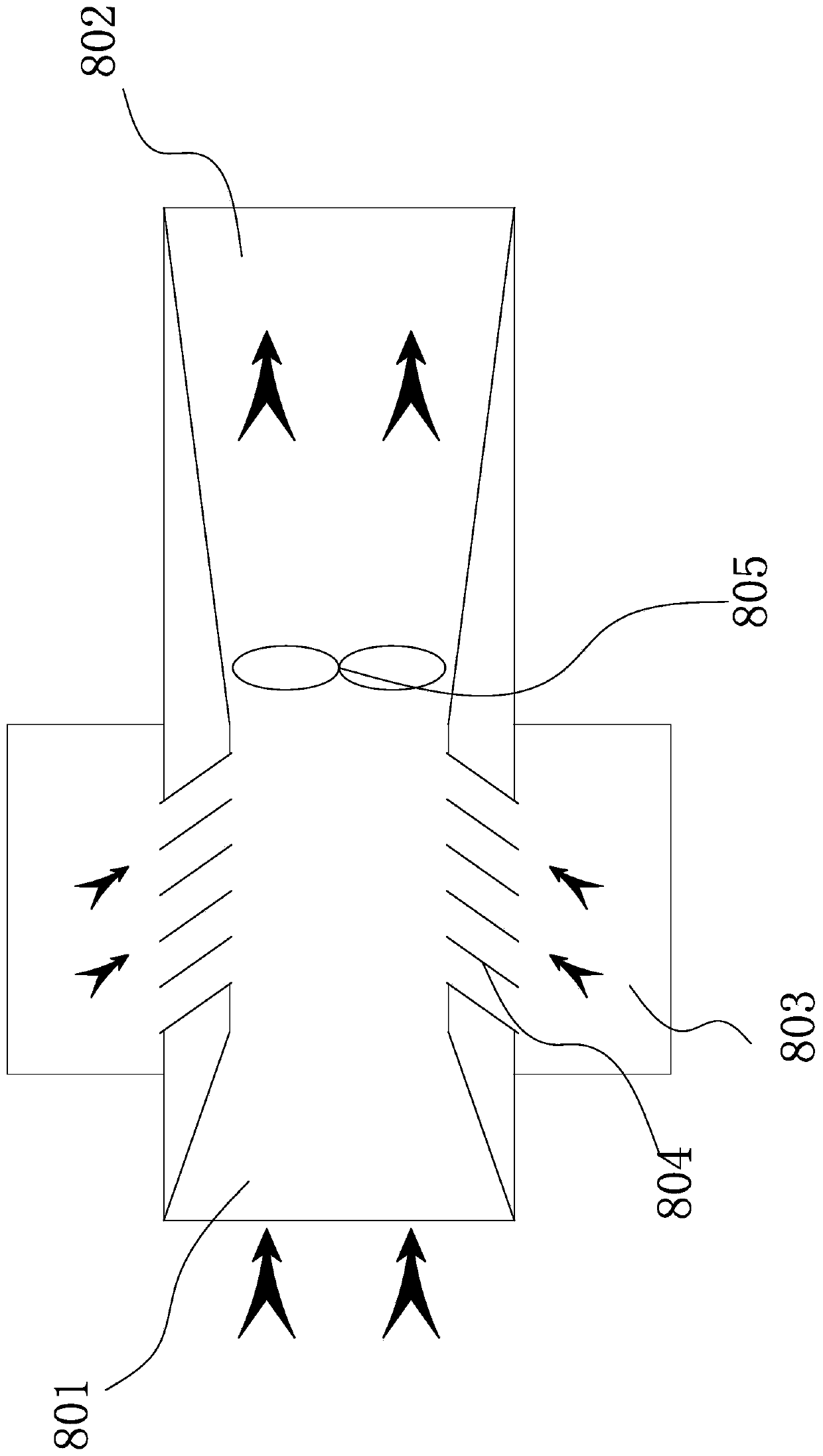 Flue gas white-smoke eliminating system of heating boiler