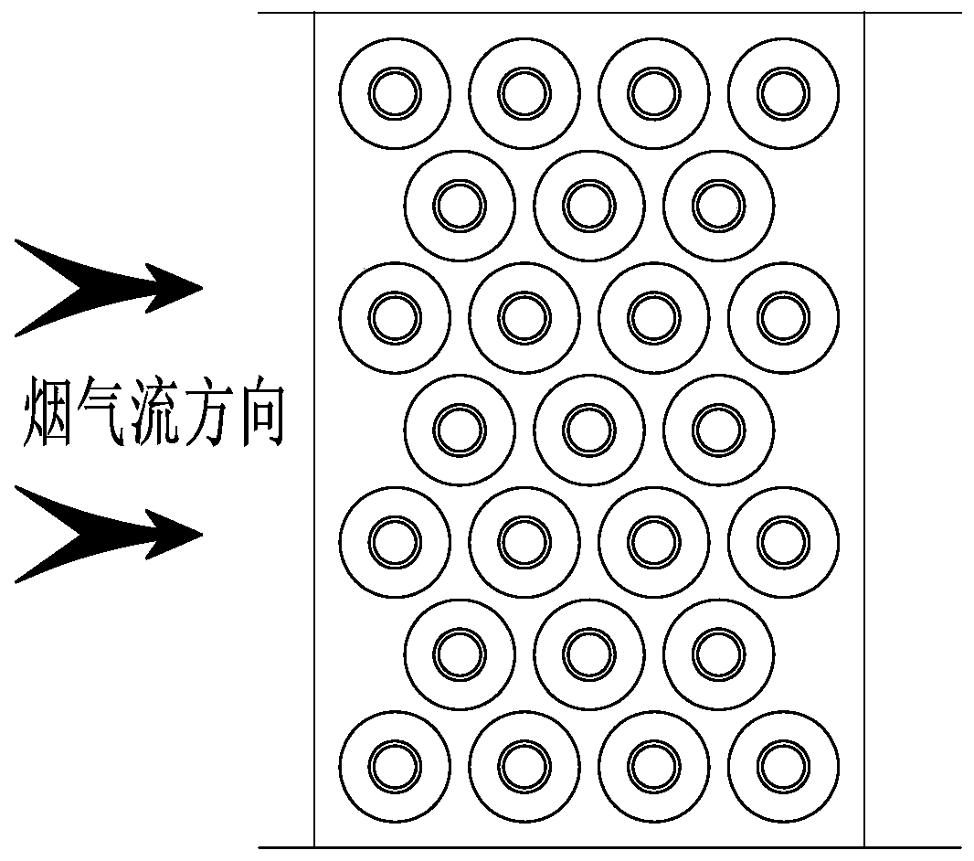 Flue gas white-smoke eliminating system of heating boiler