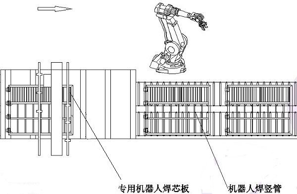 Semitrailer hinged-door production line