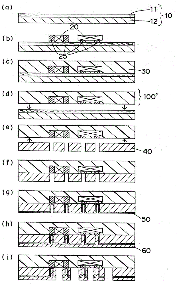 Electronic component package and method for producing same