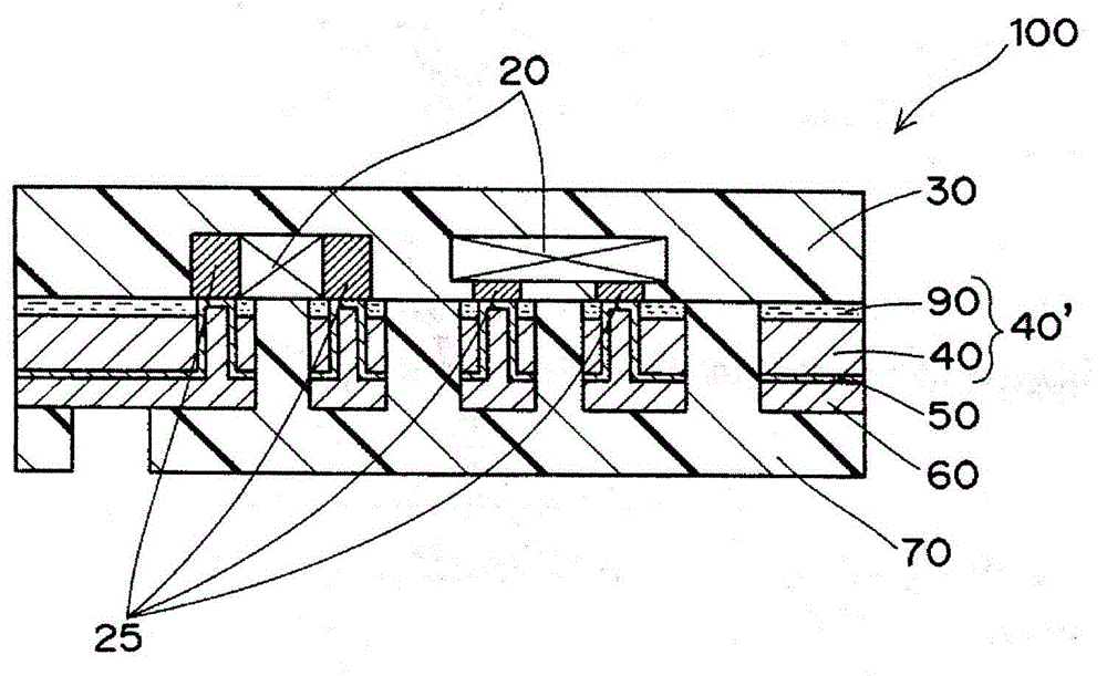 Electronic component package and method for producing same