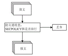 Method and device for filtering IP (Internet Protocol) message