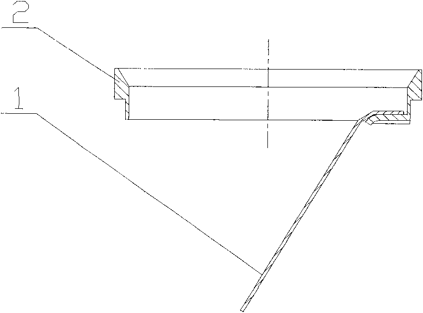 Diaphragm type one-way valve