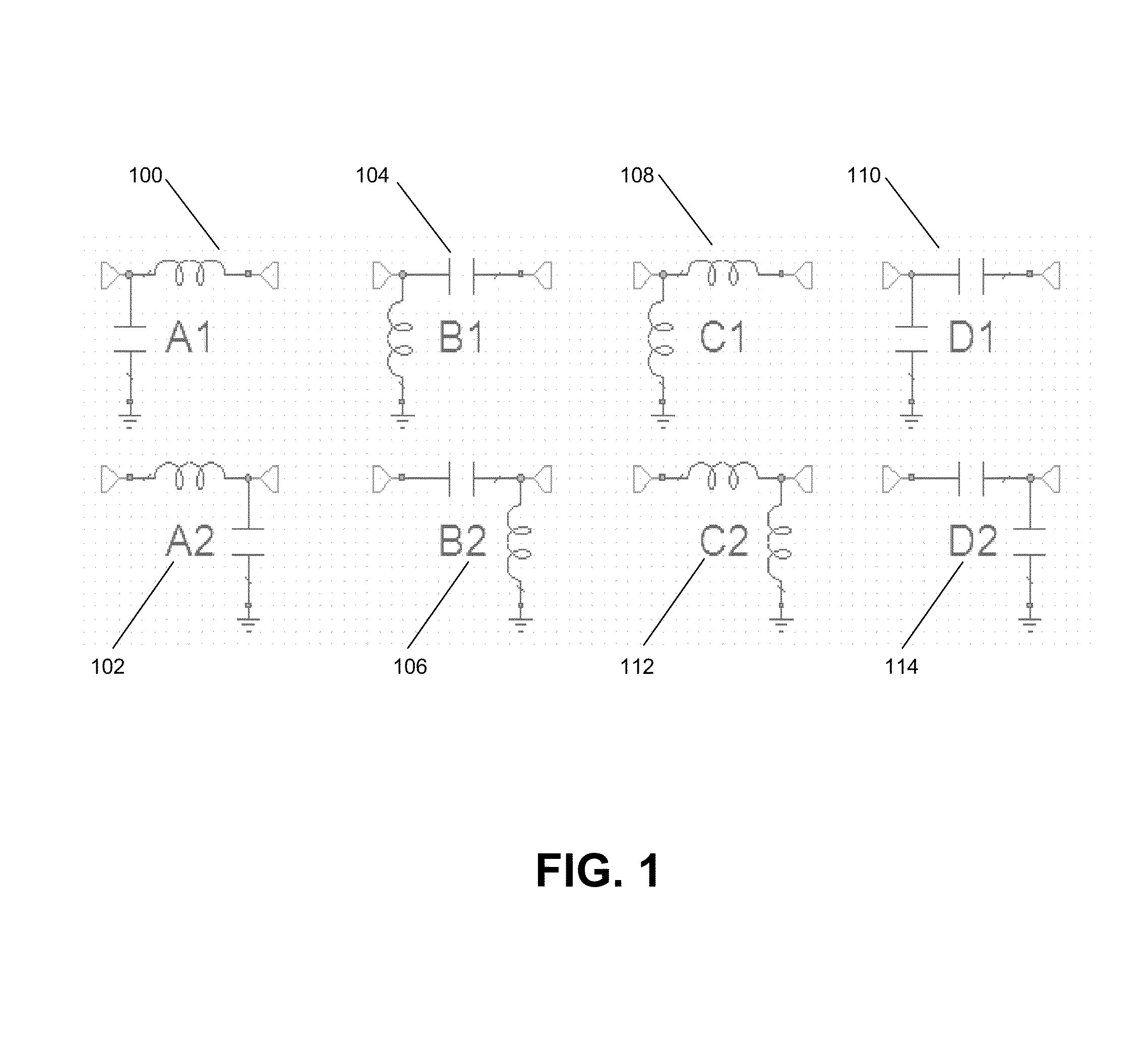 Tunable matching network circuit topology selection