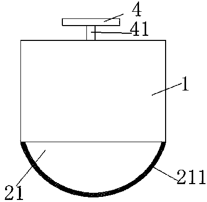 An environmental protection dust removal device