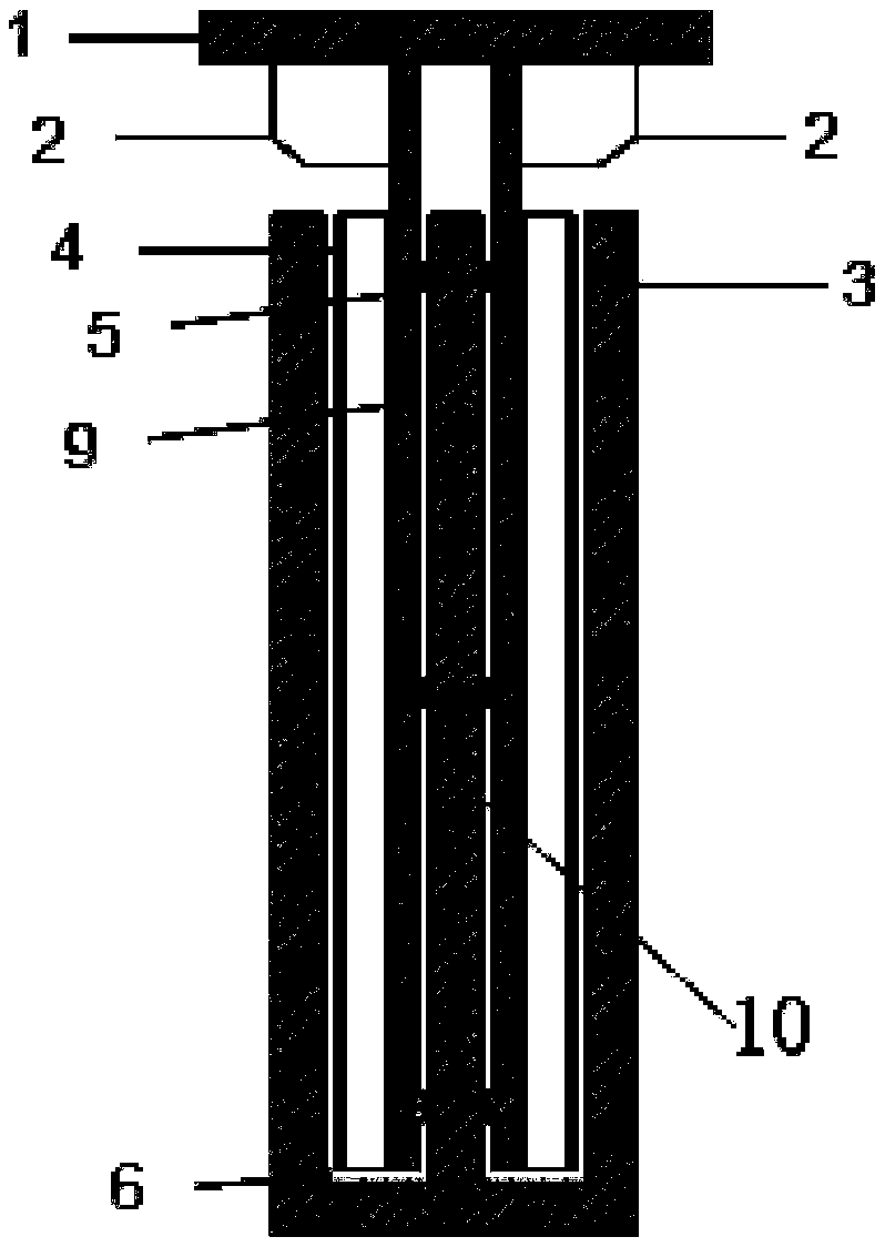 Wall type viscous damper