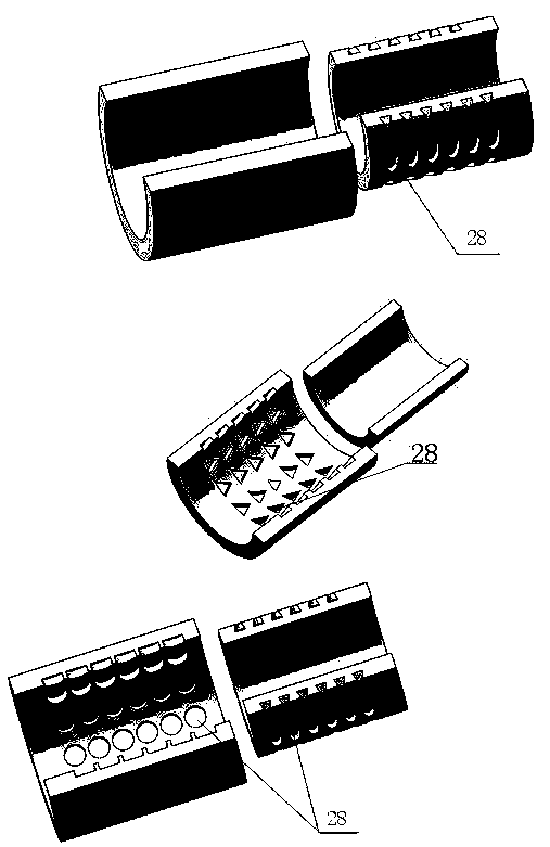 Full-size textured drill sliding bearing experimental device and test method