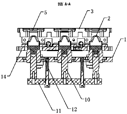 Multi-filling primary forming mold