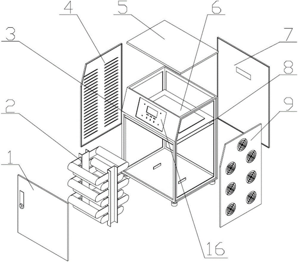 Off-grid wind power generator control box