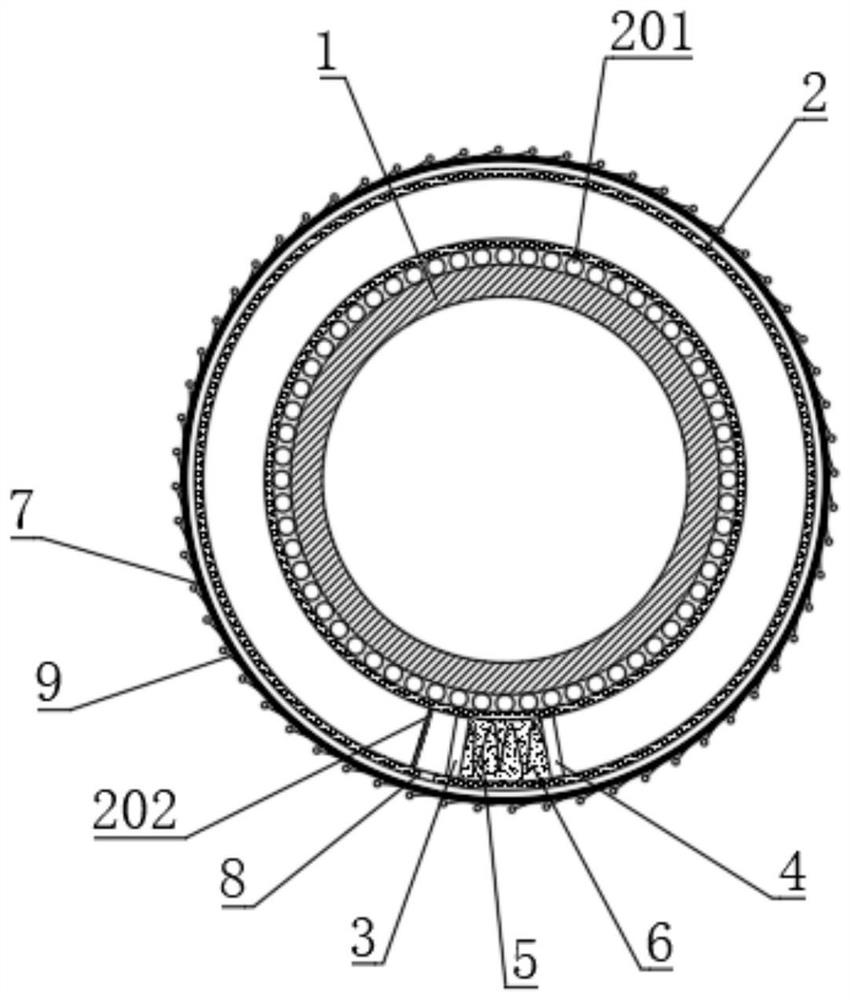 A fast heat diffusion heating pipe based on power surround technology